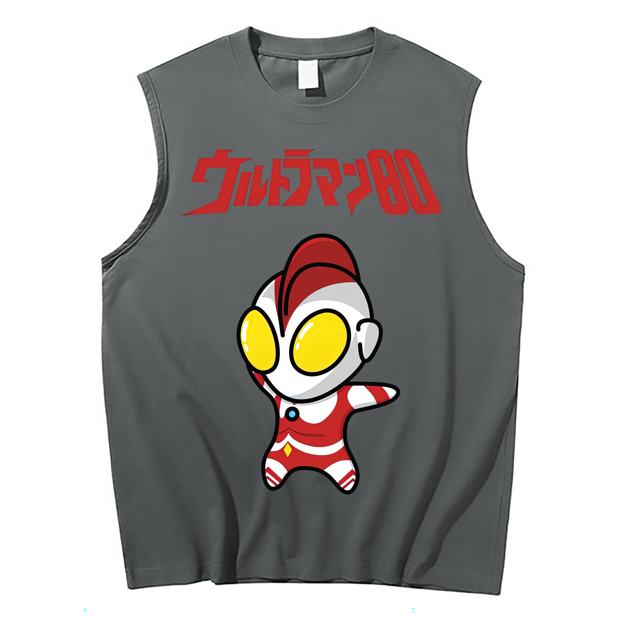 （画像用） ウルトラマン Ultraman コットン100％タンクトップ（フロントプリント）